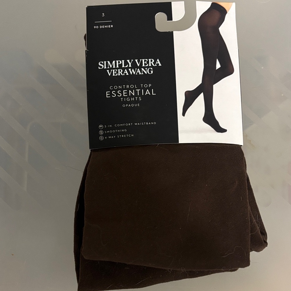 Simply Vera Vera Wang Brown Tights